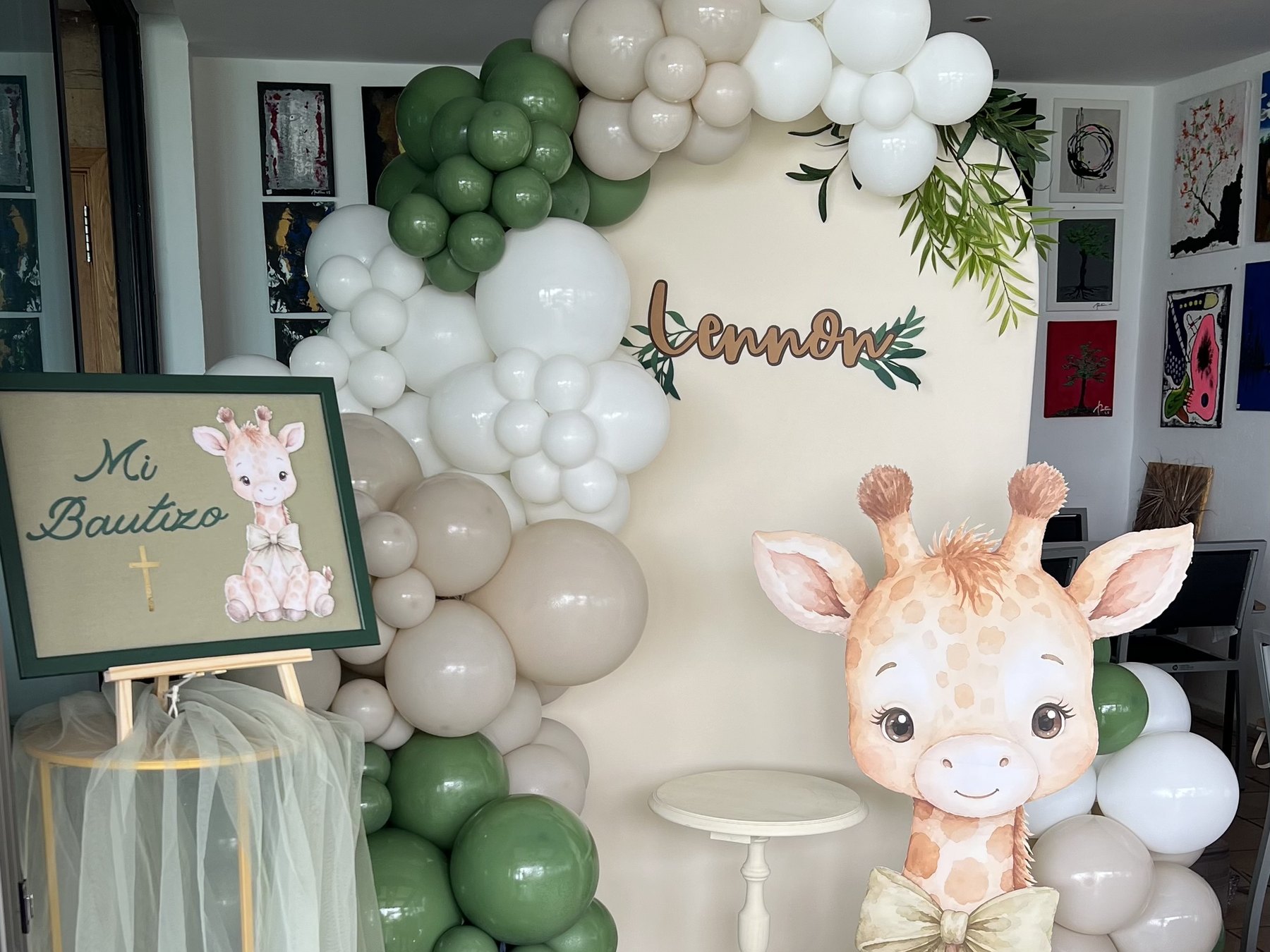 Decoración de bautizo en Gran Canaria con estilo elegante y personalizado